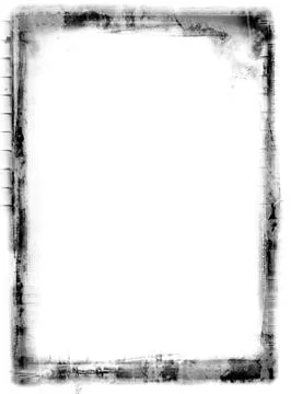 Grunge border Stock Illustration