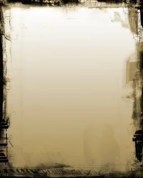 Grunge border Stock Illustration