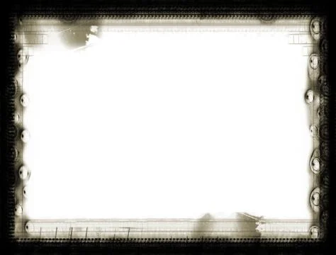 Grunge border Stock Illustration