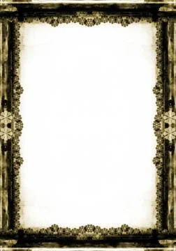 Grunge border Stock Illustration