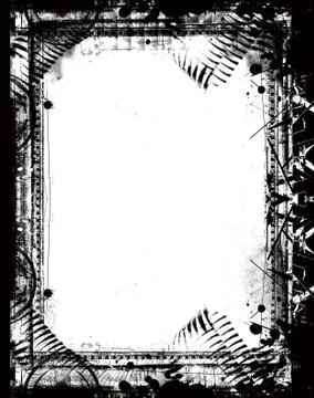 Grunge border Stock Illustration