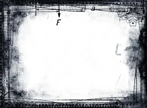 Grunge border Stock Illustration