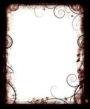 Grunge border Illustrazione stock