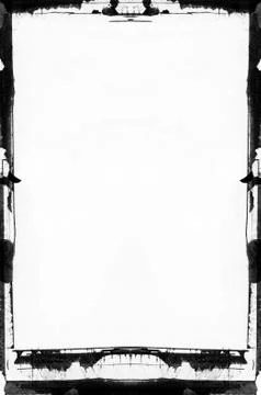 Grunge border Stock Illustration