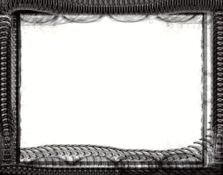 Grunge border Stock Illustration