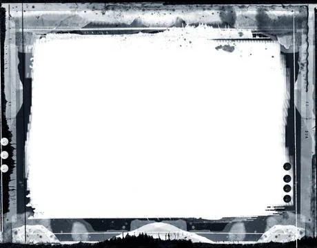 Grunge border Stock Illustration