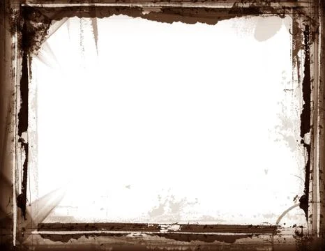 Grunge border Stock Illustration