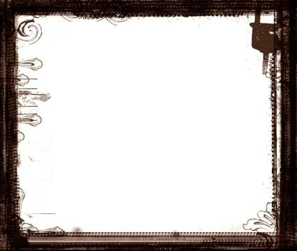 Grunge border Stock Illustration