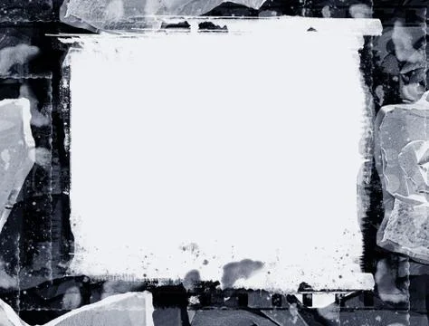 Grunge border Stock Illustration