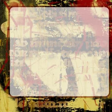 Grunge border Stock Illustration