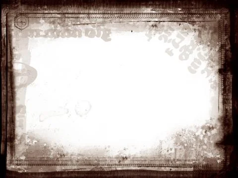 Grunge border Stock Illustration