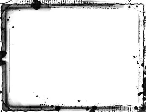 Grunge border Stock Illustration