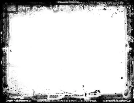 Grunge border Stock Illustration