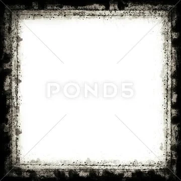 Grunge border Stock Illustration