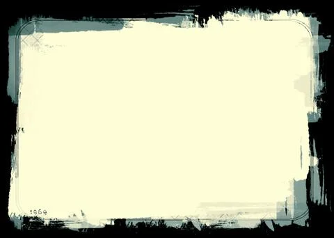 Grunge border Stock Illustration