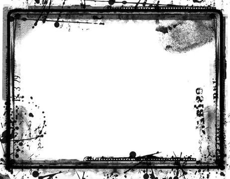 Grunge border Stock Illustration