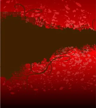 Grunge border for text Ilustración de archivo