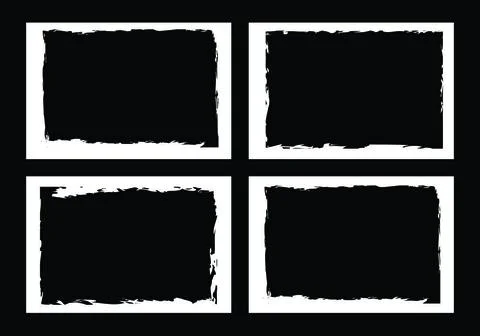 Grunge borders grunge borders, frames, for image or photo. vector format. ... Stock Photos