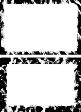 Grunge Borders II 库存插图