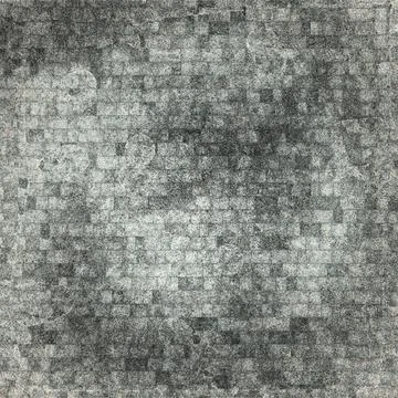 Grunge brick wall creating textured background with vignette Illustrazione stock