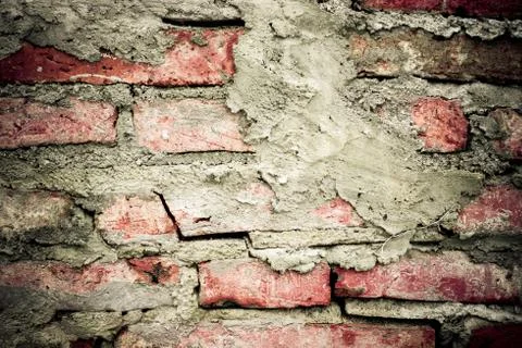 Grunge brick wall,texture background Stock Photos