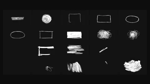 Grunge Brush Elements | After Effects Stock After Effects