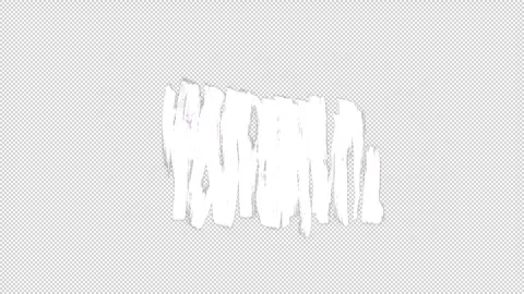 Grunge Brush Elements Motion Graphics Stock Footage 261800778