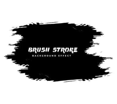 Grunge brush strokes vector, a black and white brush stroke 스톡 일러스트