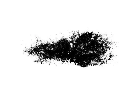 Grunge brush strokes vector, a black and white brush stroke Stock Illustration