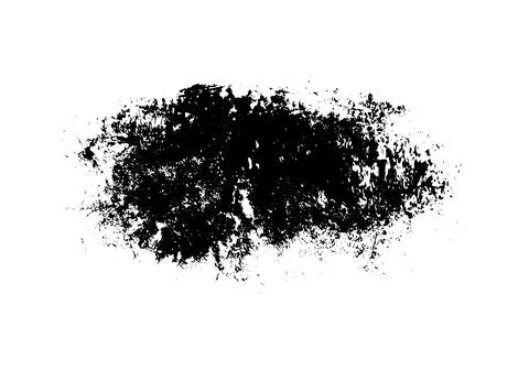 Grunge brush strokes vector, a black and white brush stroke Stock Illustration