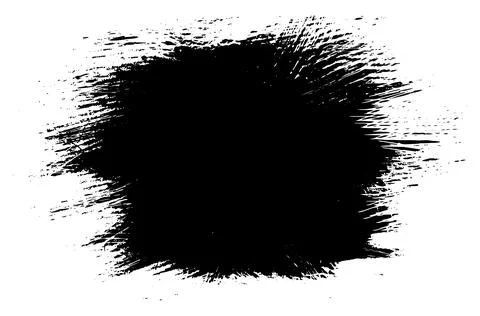 Grunge brush strokes vector, a black and white brush stroke Stock Illustration