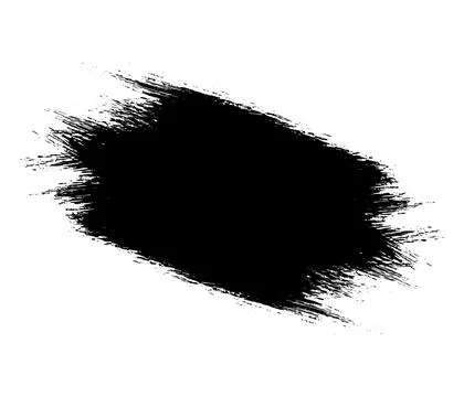 Grunge brush strokes vector, a black and white brush stroke Stock Illustration