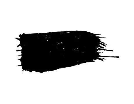 Grunge brush strokes vector, a black and white brush stroke 스톡 일러스트