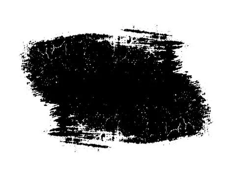 Grunge brush strokes vector, a black and white brush stroke Stockillustratie