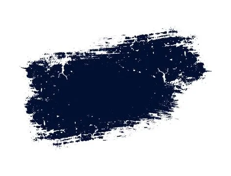 Grunge brush strokes vector, a black and white brush stroke Stock Illustration