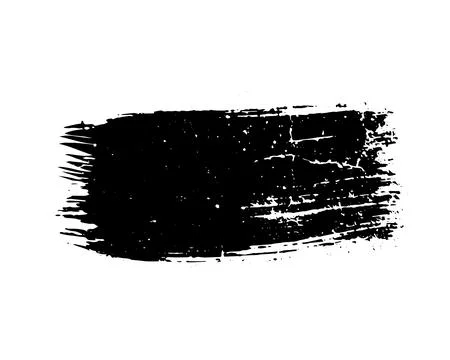 Grunge brush strokes vector, a black and white brush stroke Stockillustratie