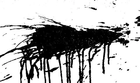 Grunge brush strokes vector, a black and white brush stroke Stockillustratie