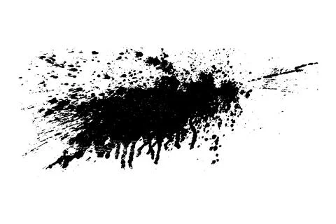 Grunge brush strokes vector, a black and white brush stroke 스톡 일러스트