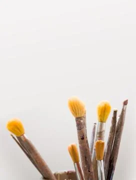 Grunge brushes Foto stock
