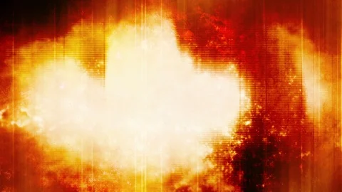 Grunge burn with particles looping animation Stock Footage 88843877