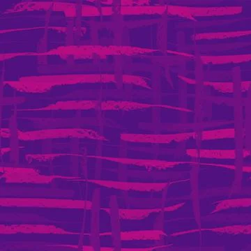 Grunge cage strips seamless pattern. Hand drawn chalk texture. Stock Illustration