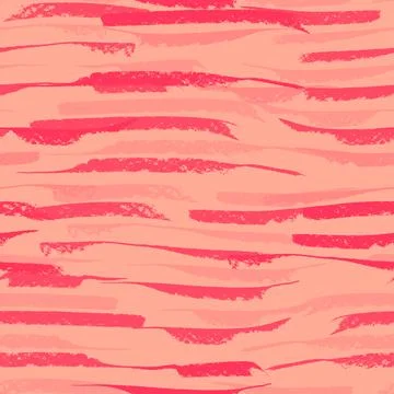 Grunge cage strips seamless pattern. Hand drawn chalk texture. Stock Illustration