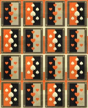 Grunge cards seamless Stock Illustration