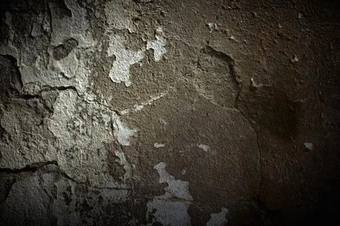 Grunge cement wall with dramatic light Stock Illustration