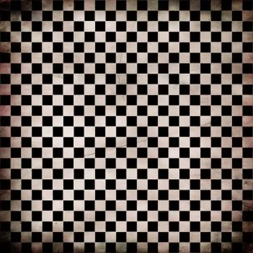 Grunge checker board Stock Illustration