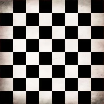 Grunge checker board Stock Illustration