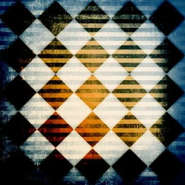Grunge checkered background Stockillustratie