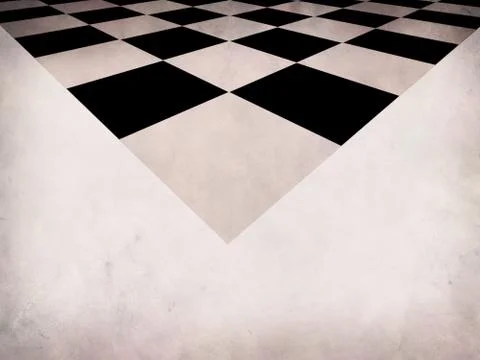 Grunge checkered background Stock Illustration