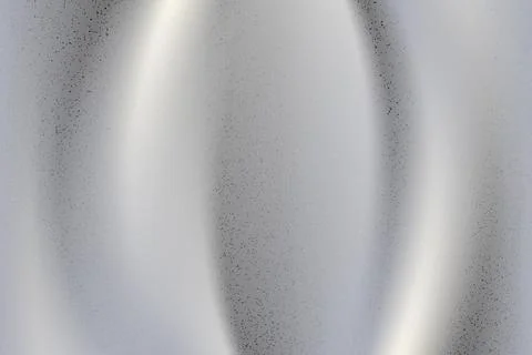 Grunge chrome metal texture with soft vertical oval light curves. Silver Illustrazione stock