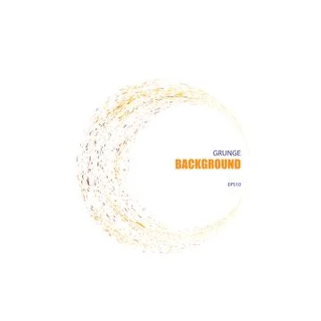Grunge circle background Stock Illustration
